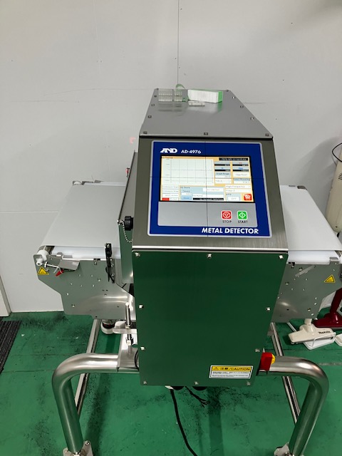 A&D AD4976 検出部 コンベア 架台 導入事例